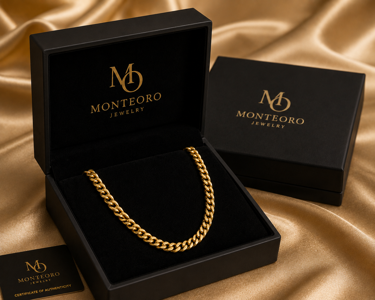 14K Yellow Gold Solid Miami Cuban Chain – 3.3mm