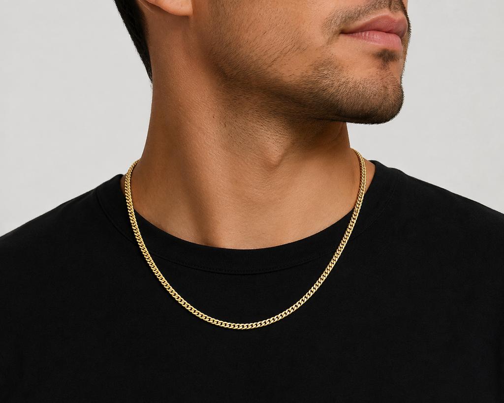 14K Yellow Gold Solid Miami Cuban Chain – 2mm
